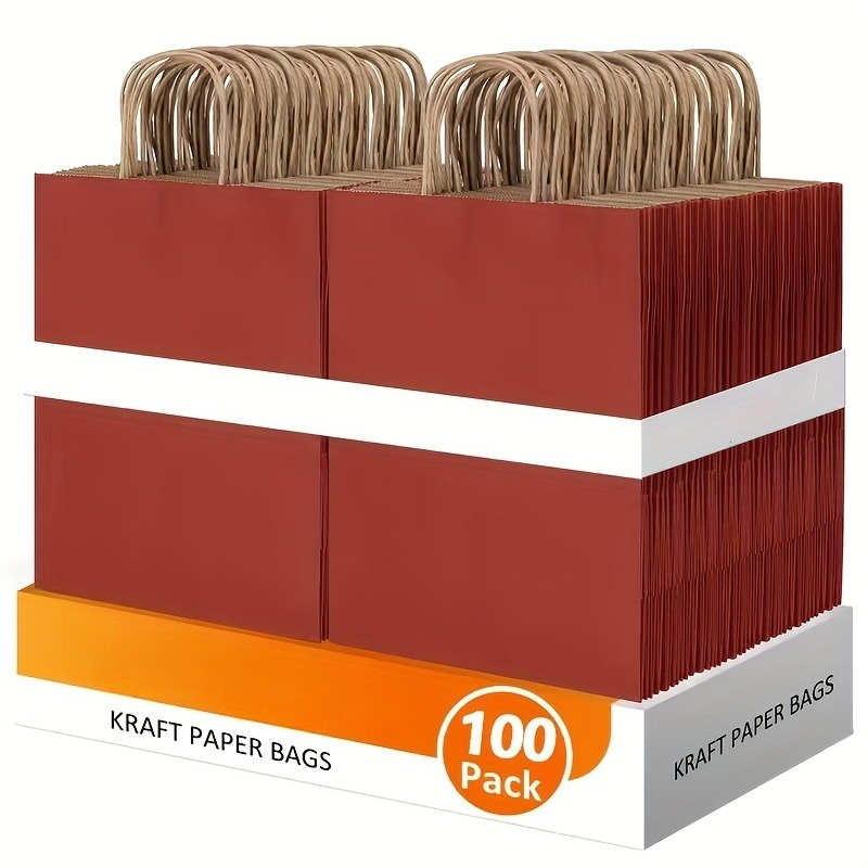 Wedding Supply Shops - 100 قطعة من أكياس الهدايا الورقية