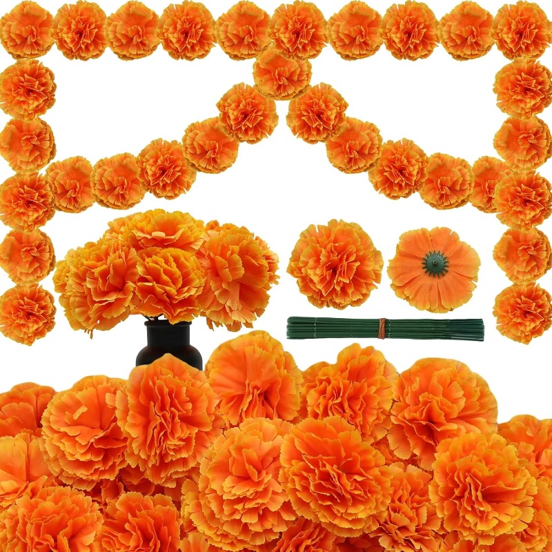 Indian Wedding Decor Supply - 10-30 قطعة من رؤوس زهور القرنفل