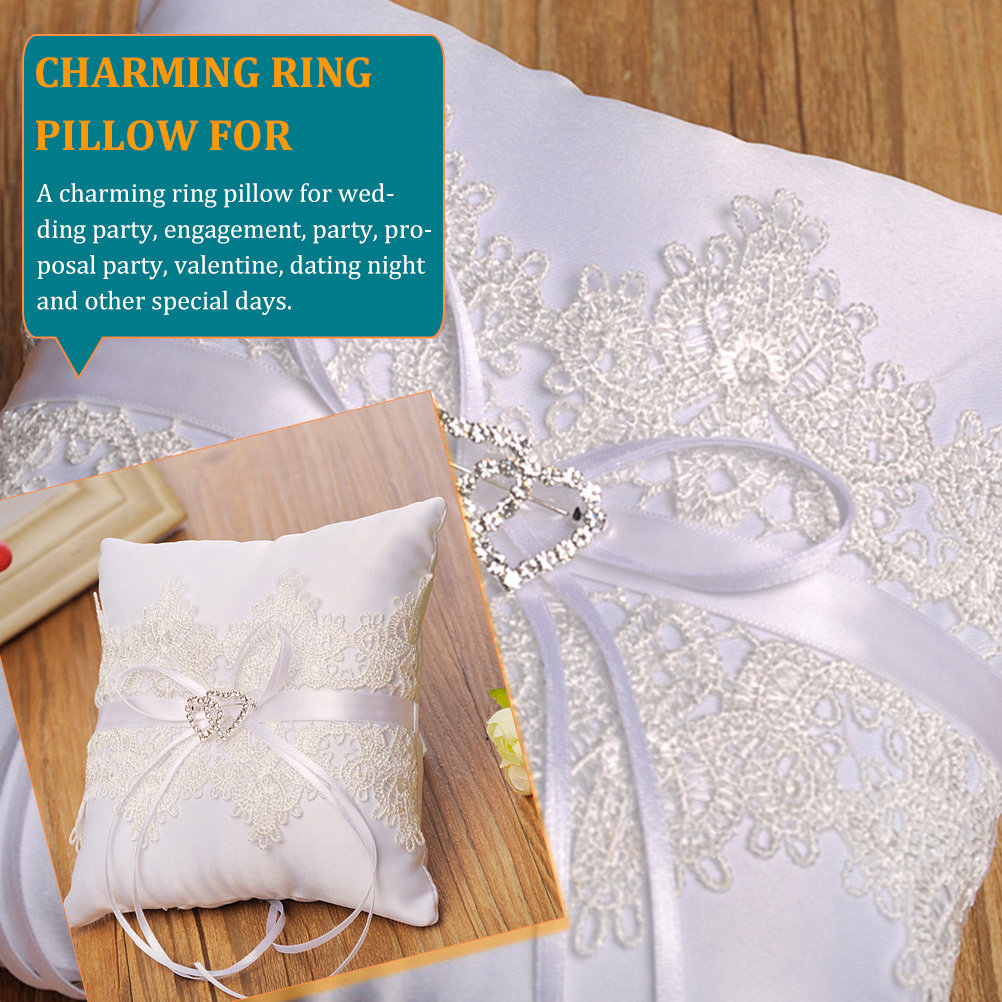 Ring Bearer Pillow - وسادة حاملة الخاتم الساحرة لحفلات الزفاف