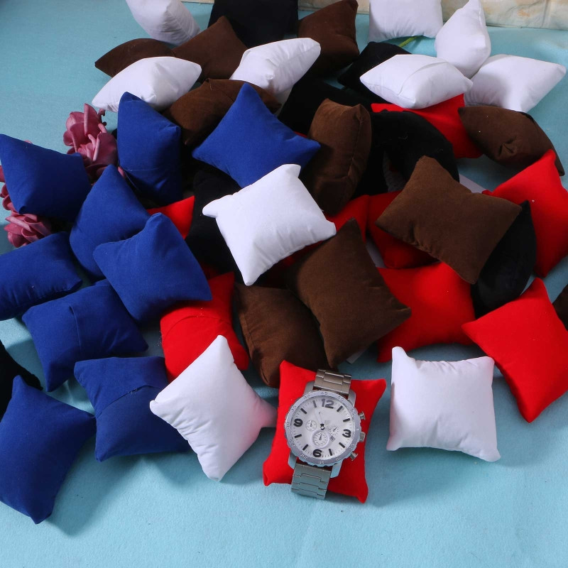 Ring Bearer Pillow - 10 قطعة/المجموعة المخملية اسوارة متعدد الألوان