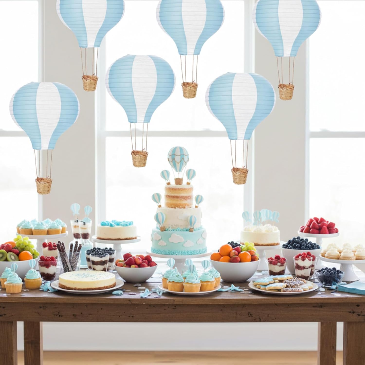 6-12 قطعة من فوانيس البالونات  - مراجعة Confetti Balloon Set وسعره