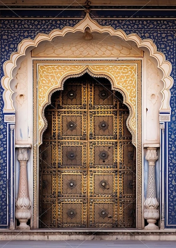 باب القوس الهندي Haldi Mehendi - مراجعة Indian Wedding Decor Supply وسعره
