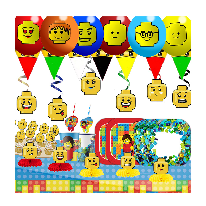 مكعبات بناء لافتة عيد ميلاد سع - مراجعة Confetti Balloon Set وسعره