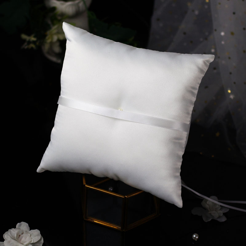 1 قطعة 10*10 سنتيمتر تألق الرا - مراجعة Ring Bearer Pillow وسعره
