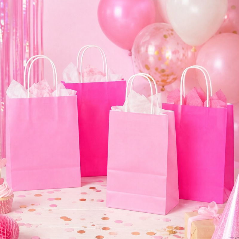 12 قطعة من أكياس التسوق الورقي - مراجعة Wedding Supply Shops وسعره