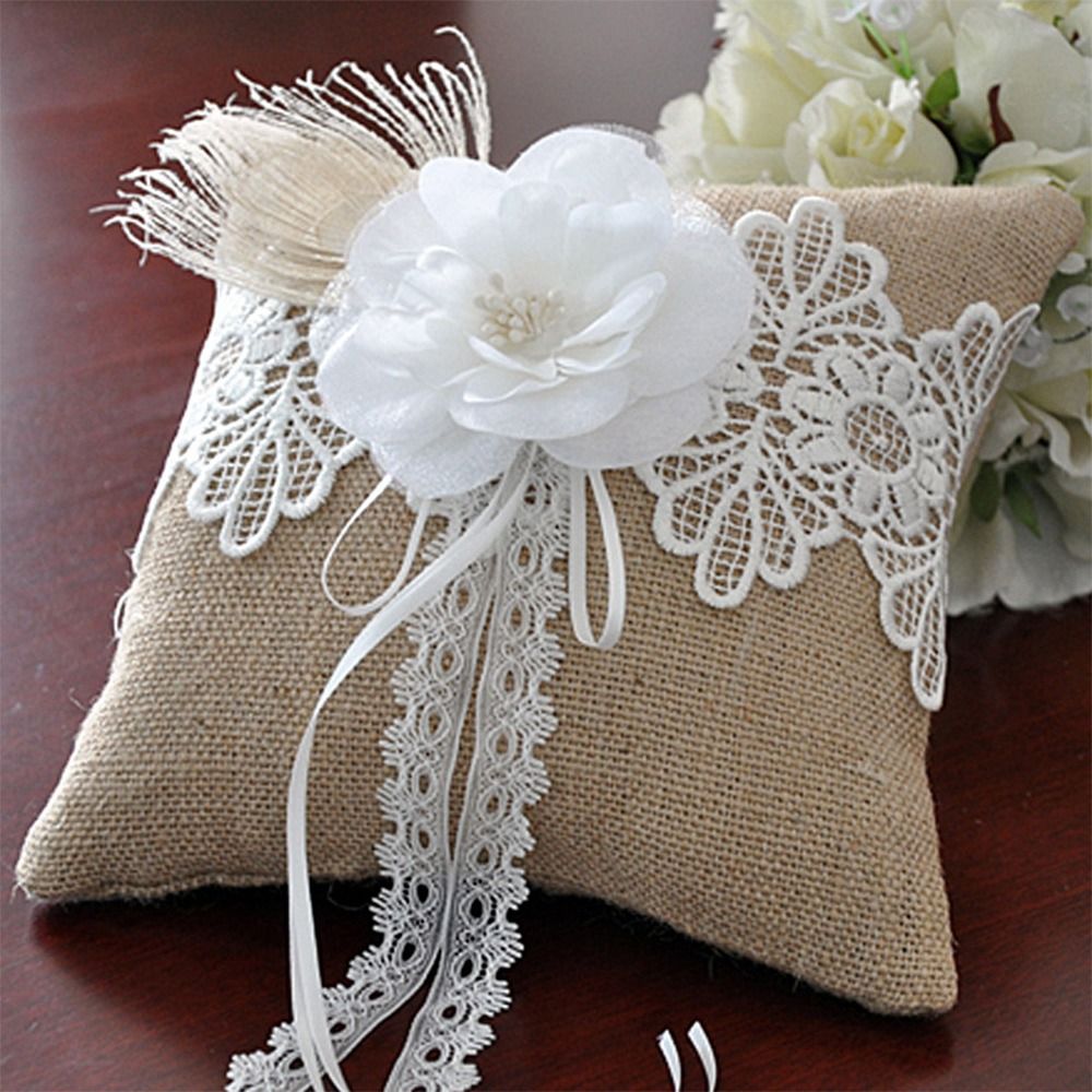 وسادة حاملة الخواتم 15*15 سم 2 - مراجعة Ring Bearer Pillow وسعره
