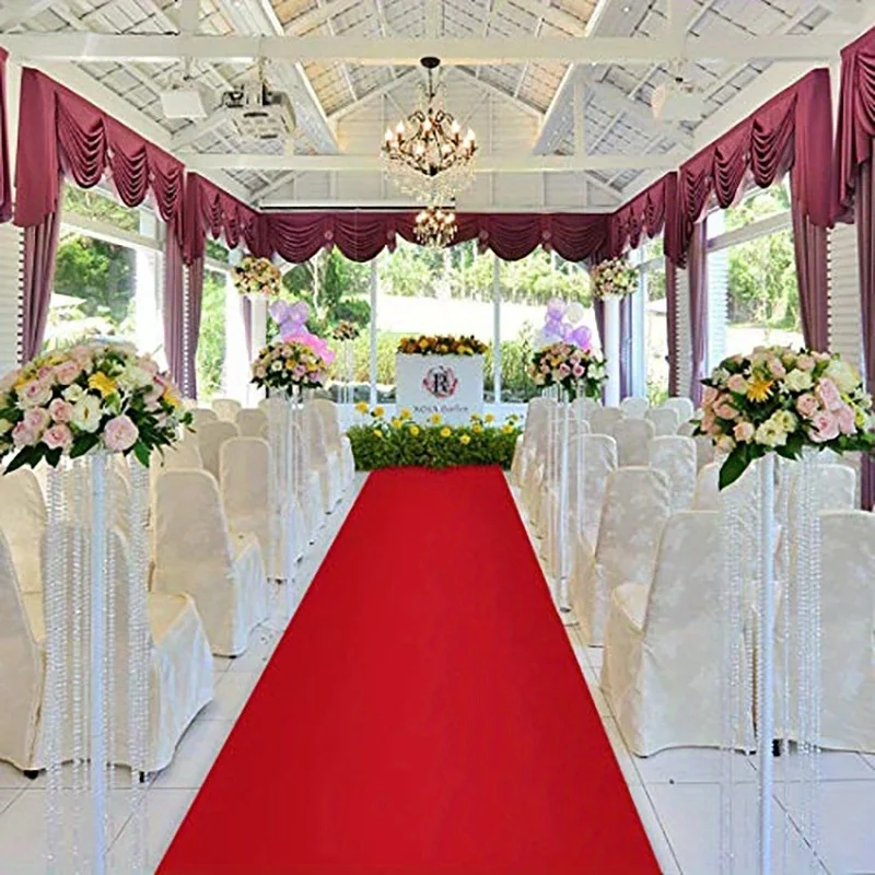 السجادة الحمراء حفل مرحلة الحف - مراجعة Aisle Runner White وسعره