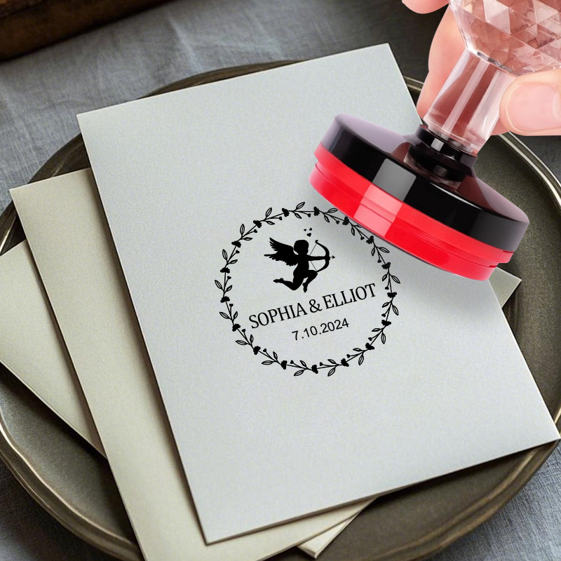 ختم مخصص لقرطاسية الزفاف - أدو - مراجعة Wedding Event Supply وسعره