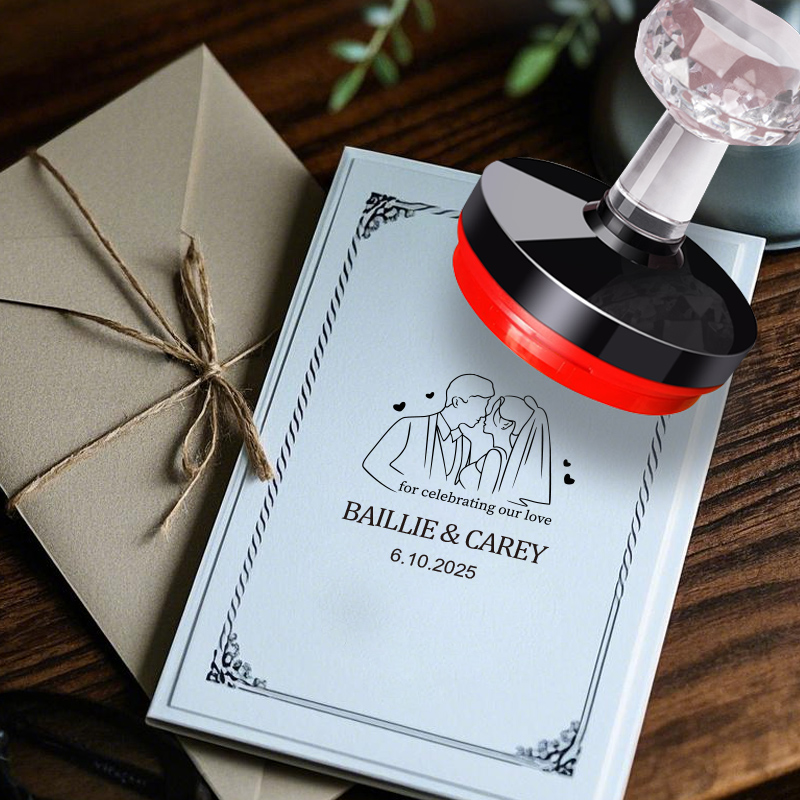 ختم مخصص لقرطاسية الزفاف - أدو - مراجعة Wedding Event Supply وسعره