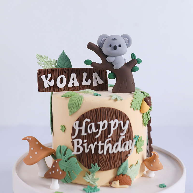 زينات كعك حيوانات الغابة والغا - مراجعة Wedding Zoo وسعره