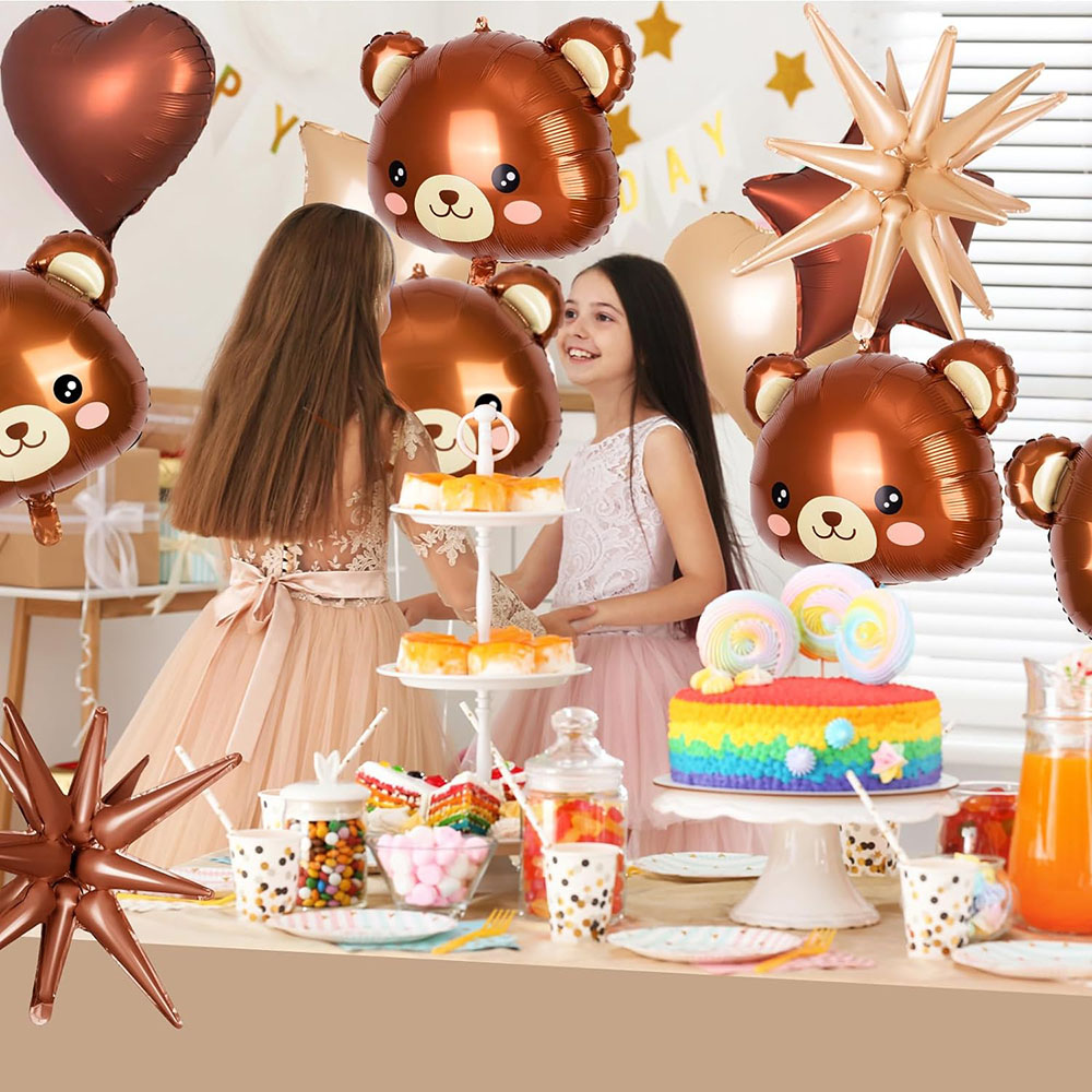 دمية دب موضوع الديكور ، بالونا - مراجعة Wedding Zoo وسعره