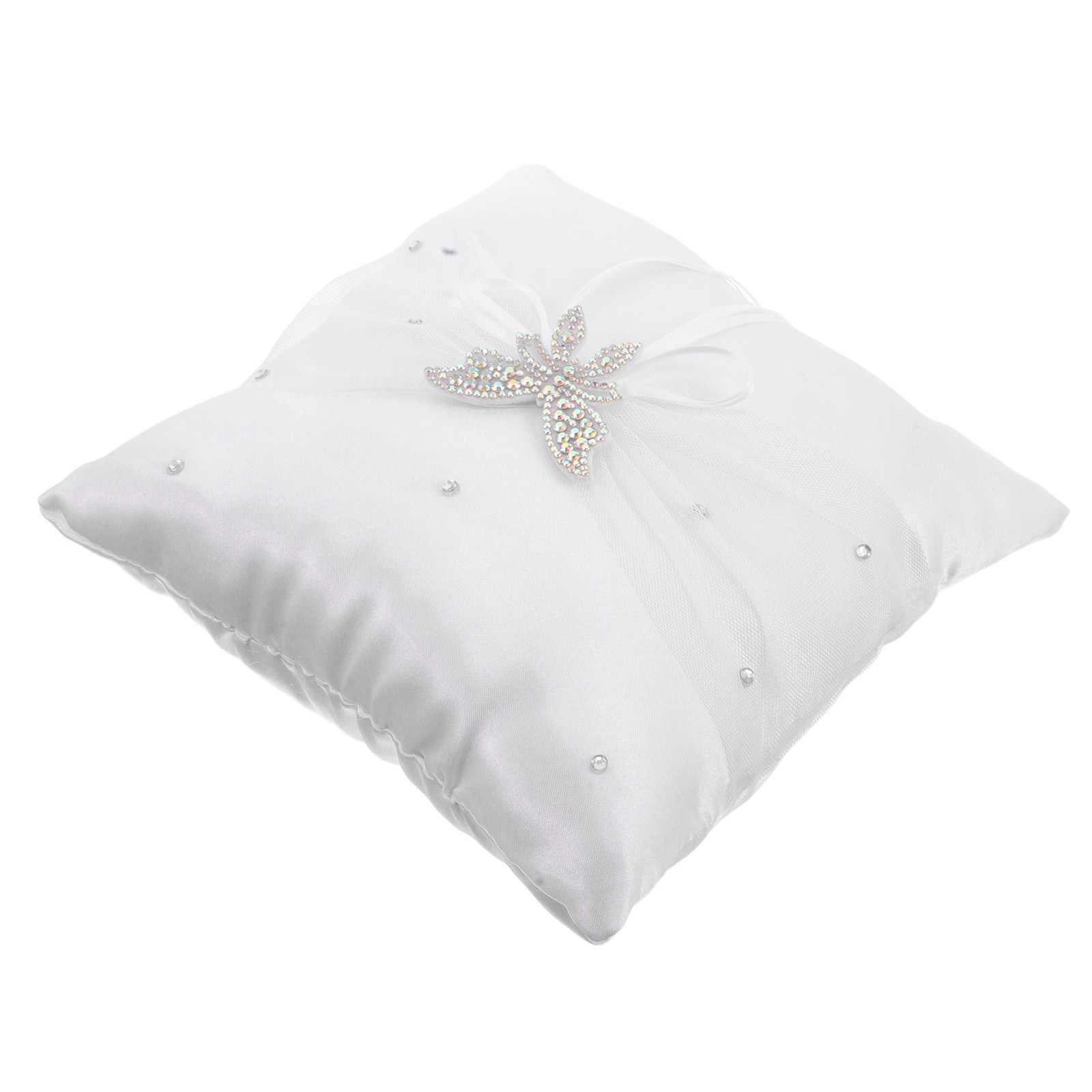 وسادة خاتم الزفاف من الساتان ا - مراجعة Ring Bearer Pillow وسعره