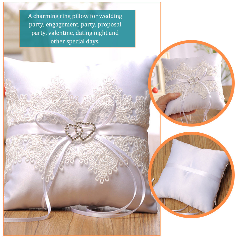 وسادة حاملة الخاتم الساحرة لحف - مراجعة Ring Bearer Pillow وسعره