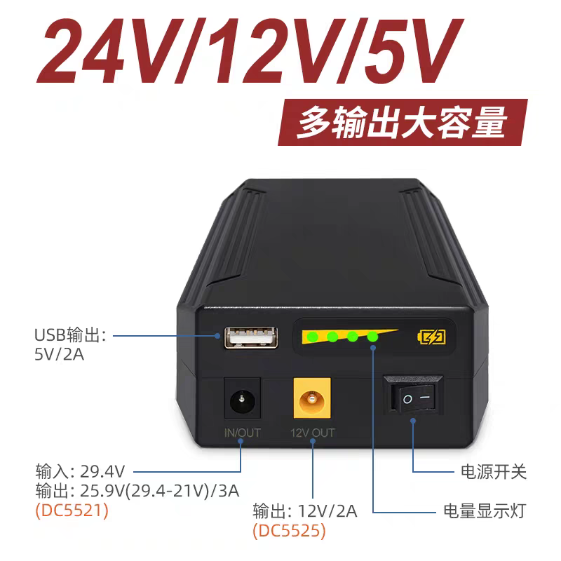 بطارية ليثيوم أيون USB للشاشة  - مراجعة Wedding Power Supply وسعره