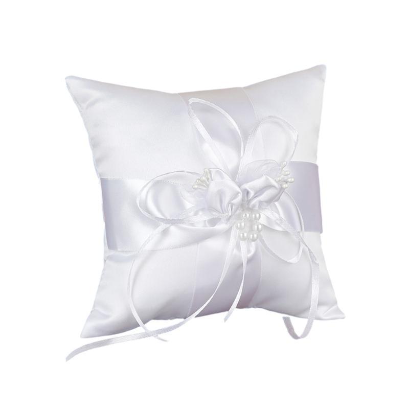 P9FE Wedding Pearls Rings Palo - مراجعة Ring Bearer Pillow وسعره