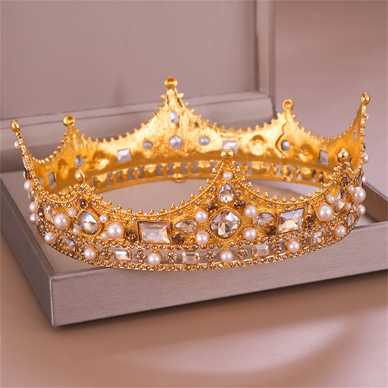 تاج زفاف مرصع بالأحجار الكريمة - مراجعة Wedding Supply Decor وسعره