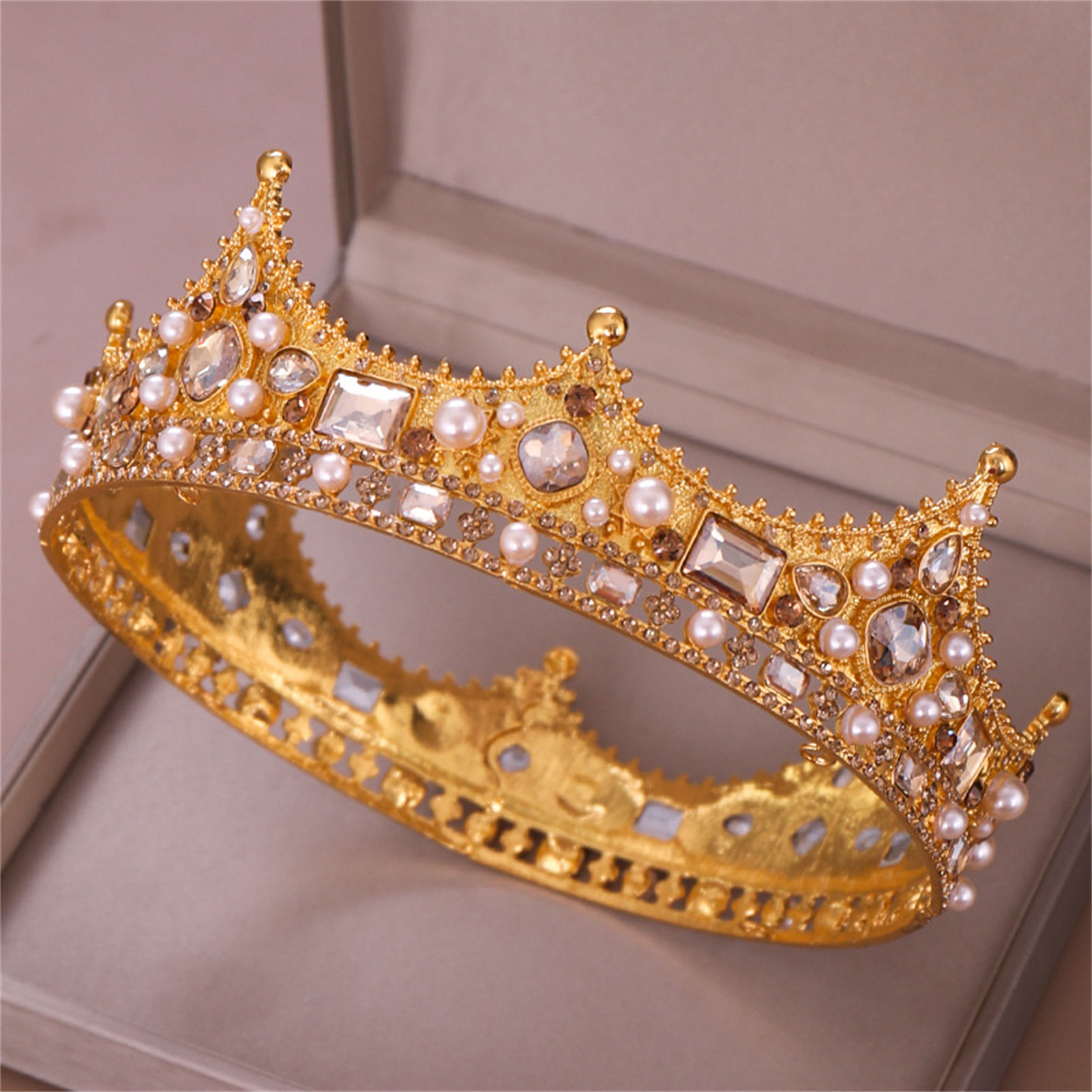 تاج زفاف مرصع بالأحجار الكريمة - مراجعة Wedding Supply Decor وسعره